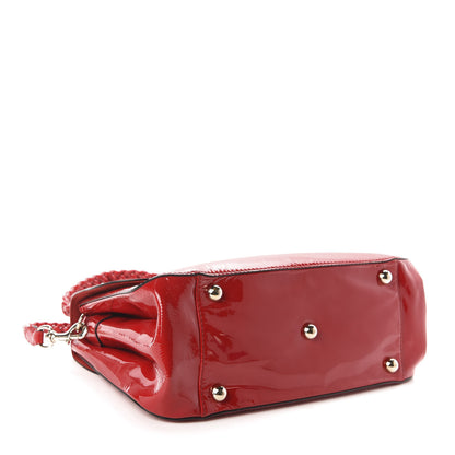Valentino Garavani Patent Histoire Flap Red 3 of 12