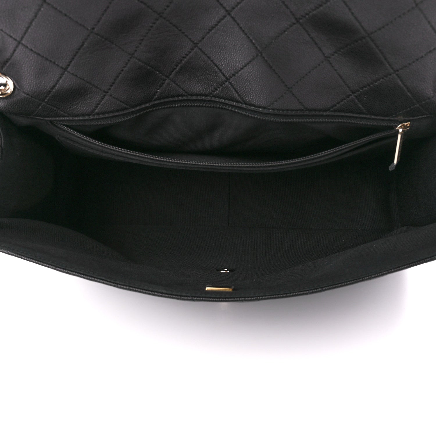 Chanel Caviar Quilted XXL Travel Flap Bag Black 5 of 11