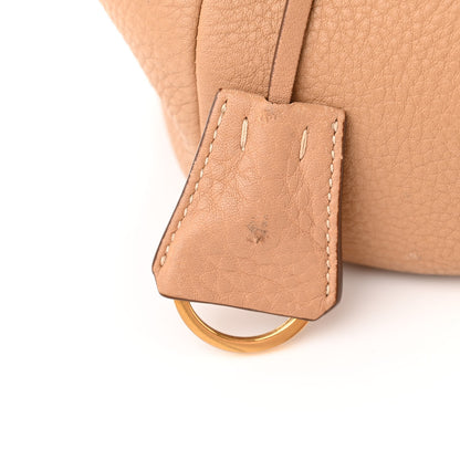 Prada Vitello Daino Pushlock Tote Sughero 16 of 16