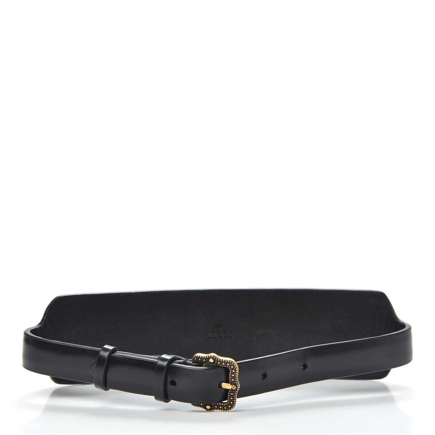 Calfskin Studded Choker Black