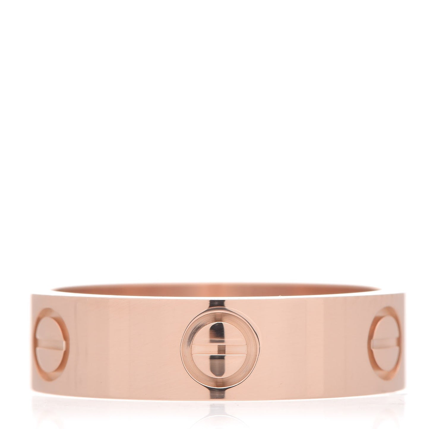 18K Pink Gold 5.5mm LOVE Ring 58 8.25