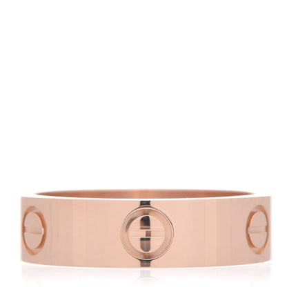Cartier 18K Pink Gold 5.5mm LOVE Ring 58 8.25 1 of 6