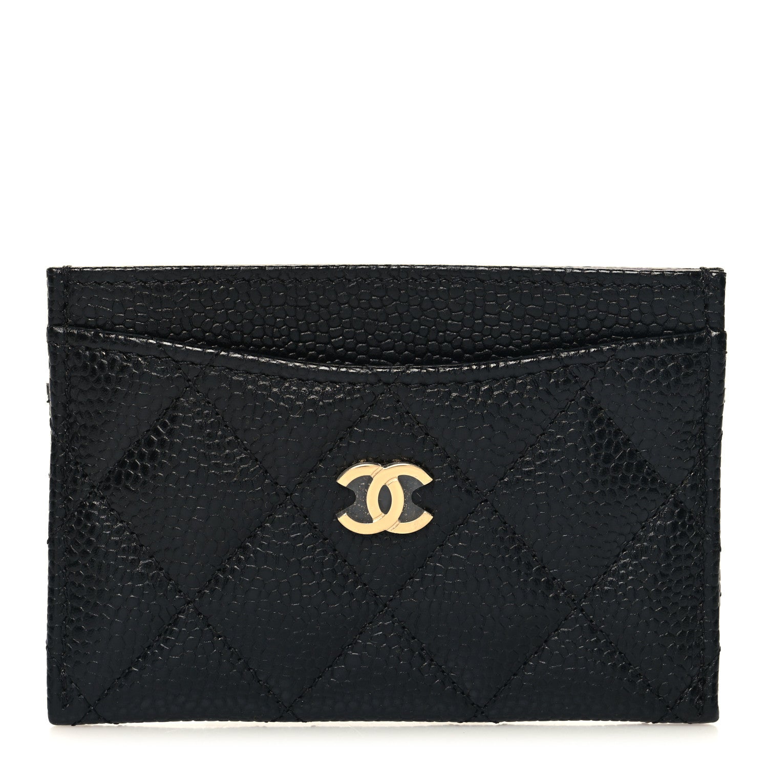 Chanel Caviar Quilted Card Holder Black 1 of 10