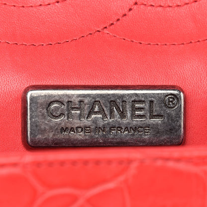 Chanel Alligator Jumbo Double Flap Red 6 of 9