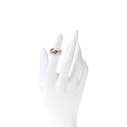 Cartier 18K Pink Yellow White Gold Classic Trinity Ring 49 4.75 2 of 5