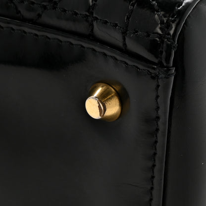 Christian Dior Patent Cannage Medium Lady Dior Black 13 of 15