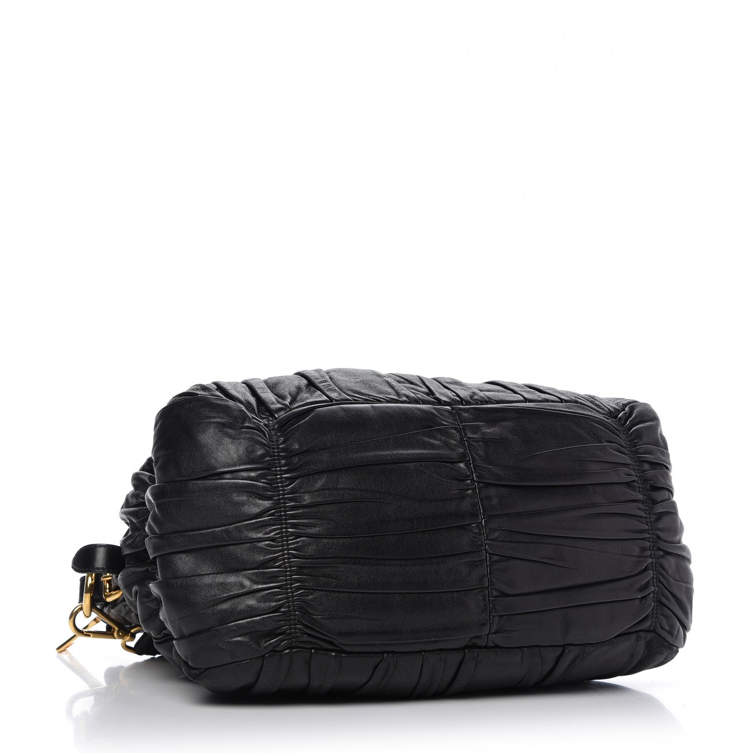 Prada Nappa Gaufre Tote Black 4 of 11