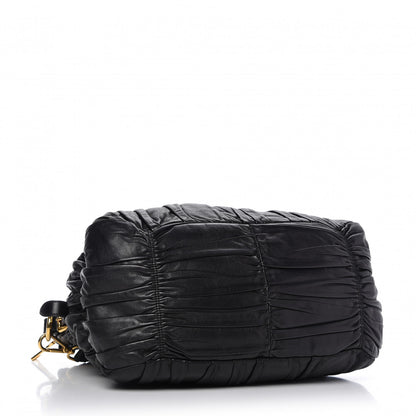 Prada Nappa Gaufre Tote Black 4 of 11