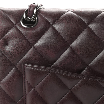 Chanel Lambskin Quilted Maxi Double Flap Purple 19 of 21