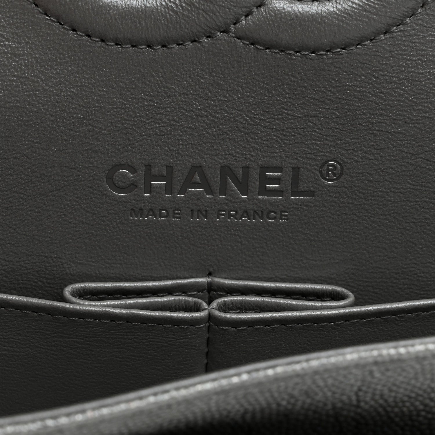 Chanel Glittered Metallic Caviar Quilted Medium Double Flap Silver 6 of 10
