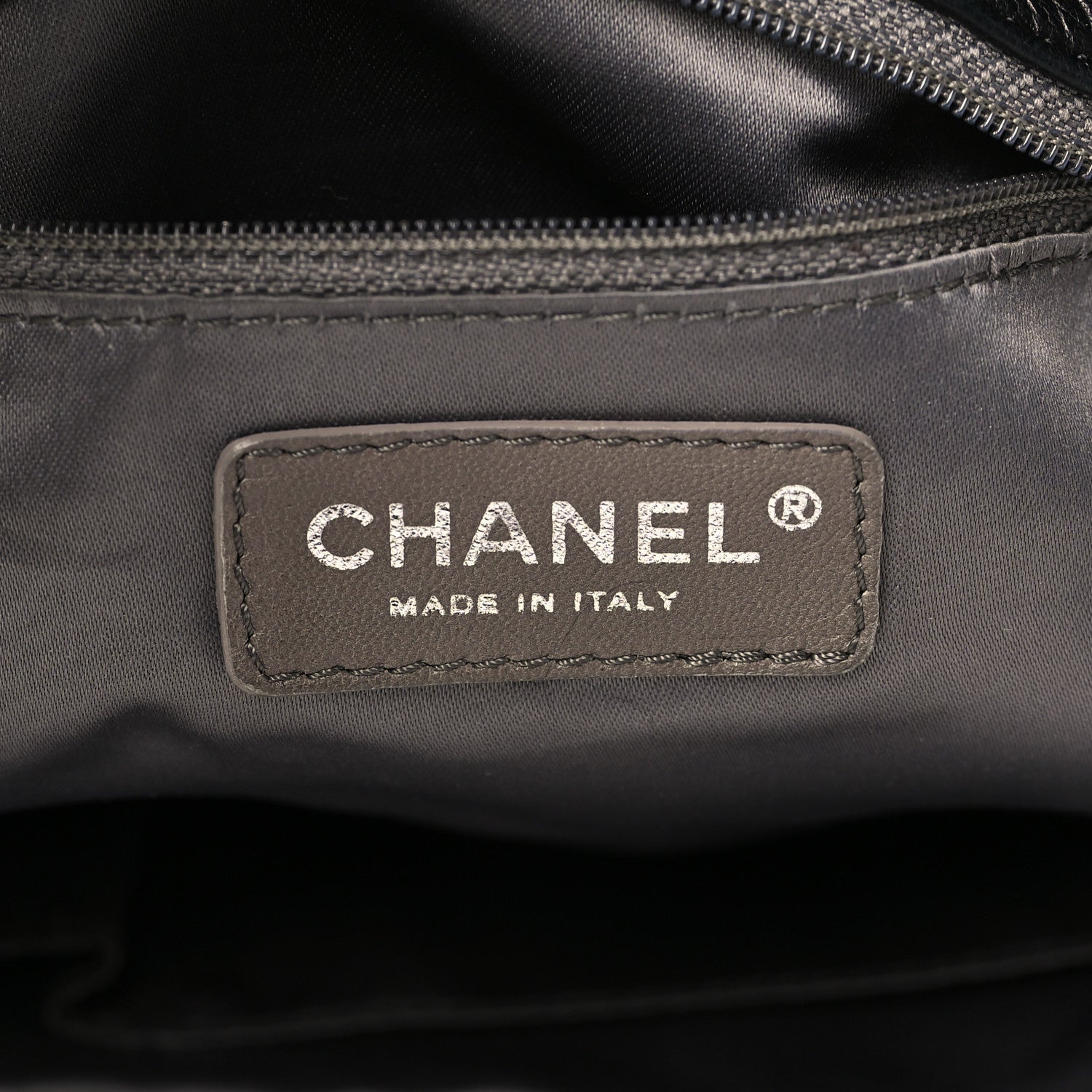 Chanel Lambskin Shearling CC Flap Bag Black 6 of 9