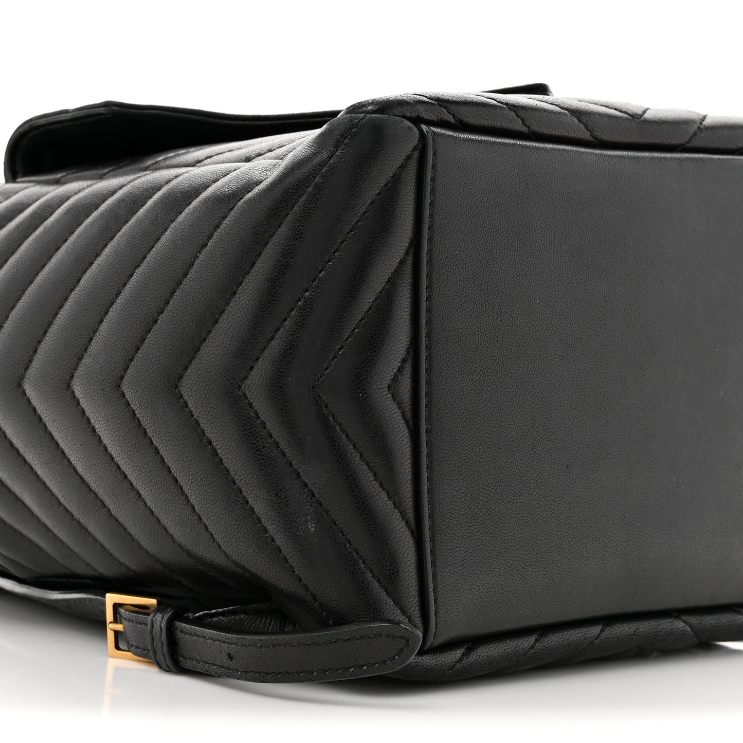 Lambskin Matelasse Monogram Joe Backpack Black
