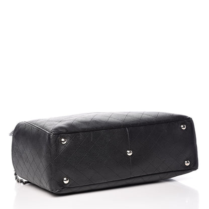 Chanel Grained Calfskin CC Pocket Tote Black 4 of 13