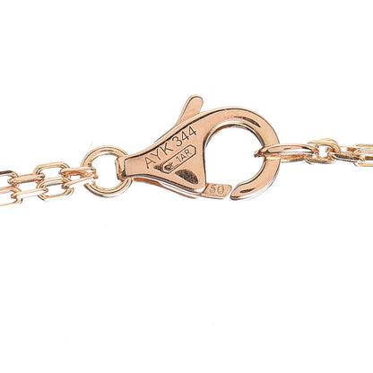 Cartier 18K Pink Gold 2 Diamond LOVE Necklace 4 of 5