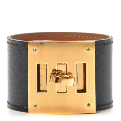 Hermes Chamonix Kelly Dog Bracelet T1 Black 1 of 6