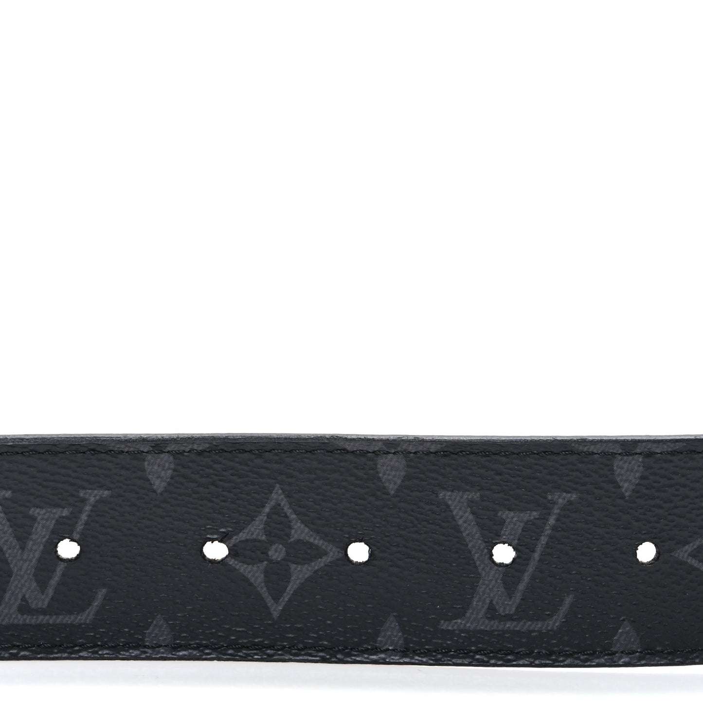 Monogram Eclipse Taigarama 40mm LV Initiales Reversible Belt 95 38 Black