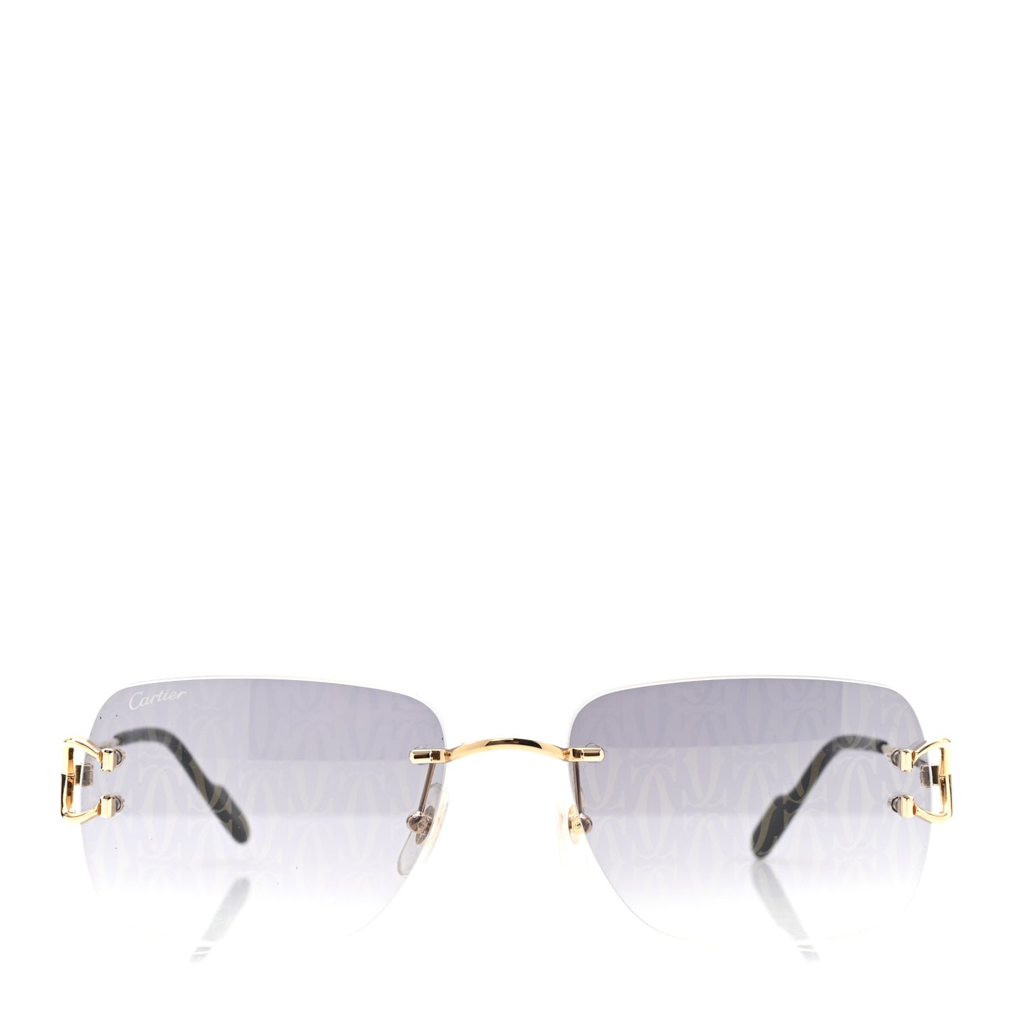 Metal C Decor Motif Sunglasses CT0330S Gold