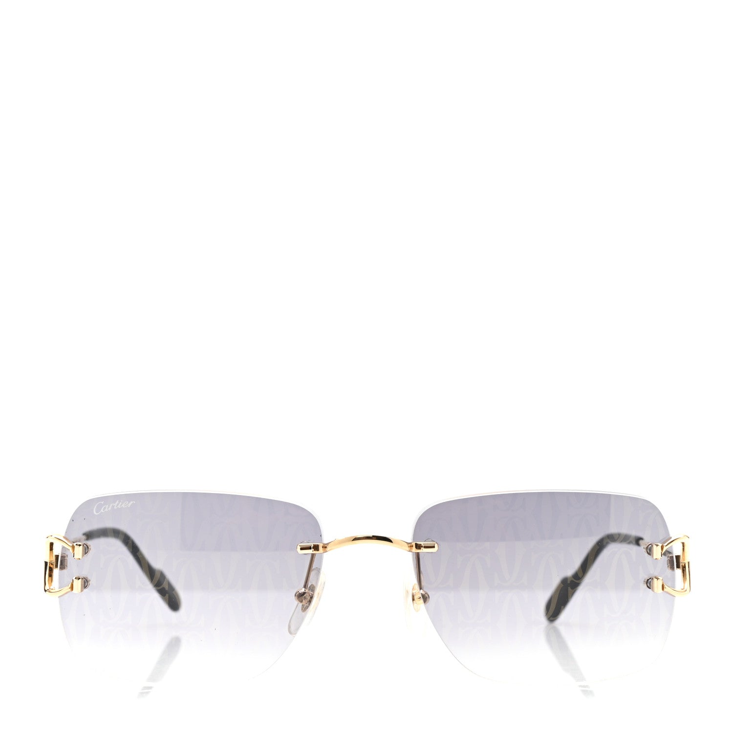 Cartier Metal C Decor Motif Sunglasses CT0330S Gold 2 of 8