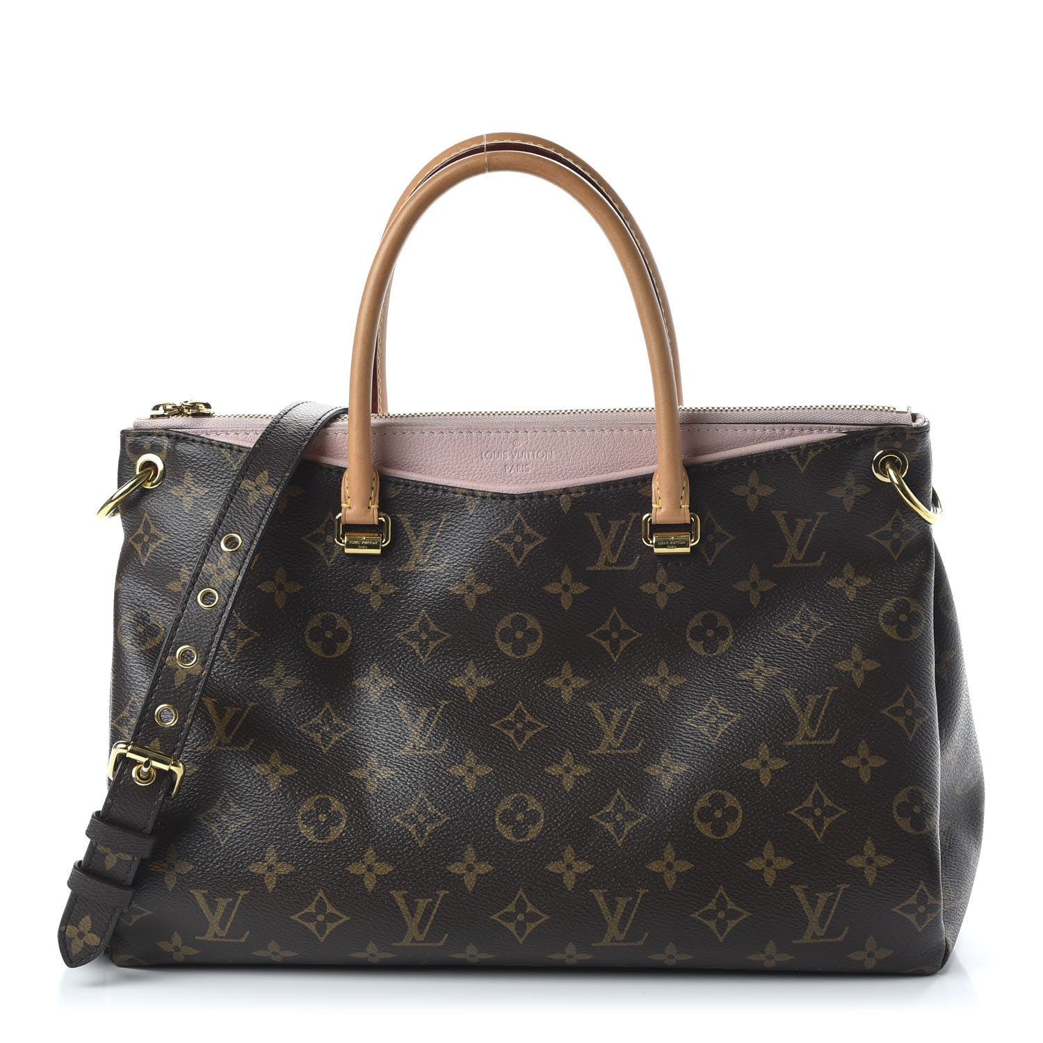 Louis Vuitton Monogram Pallas Rose Ballerine 1 of 8