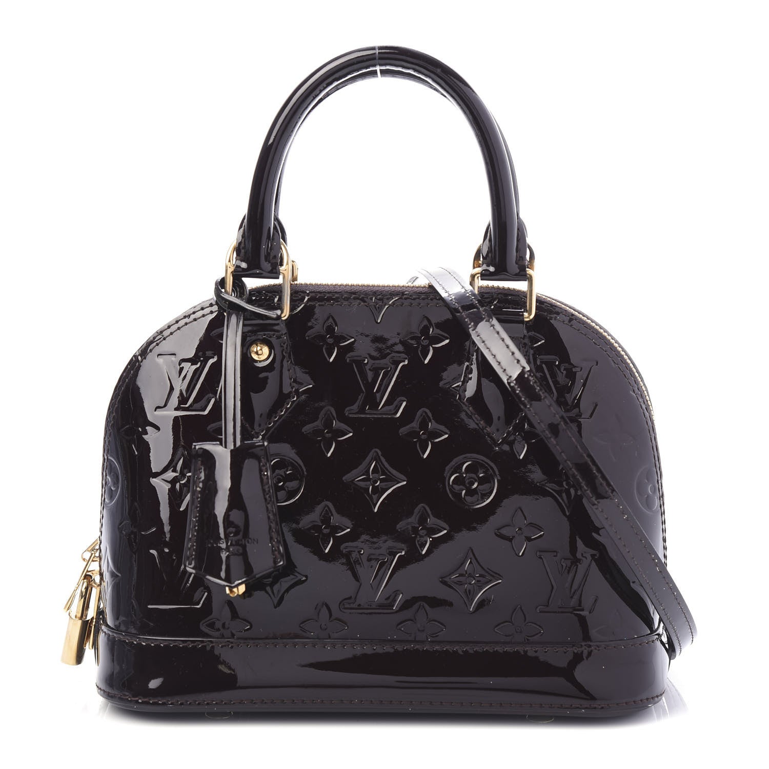 Louis Vuitton Vernis Alma BB Amarante 1 of 10