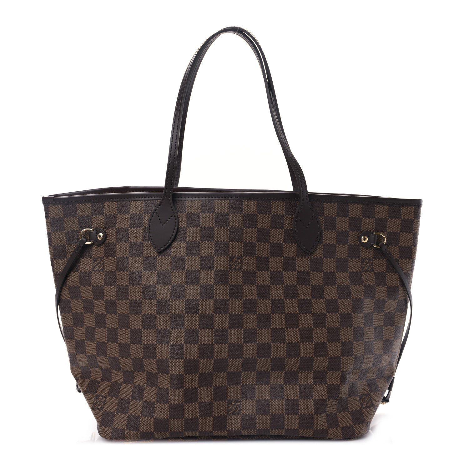 Louis Vuitton Damier Ebene Neo Neverfull MM Rose Ballerine 3 of 9