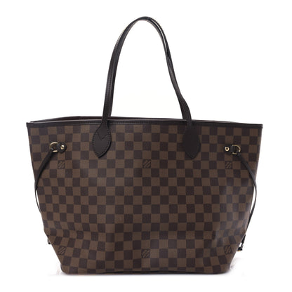 Louis Vuitton Damier Ebene Neo Neverfull MM Rose Ballerine 3 of 9