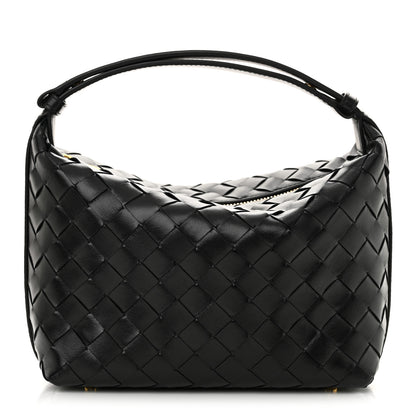 Bottega Veneta Calfskin Nappa Intrecciato Mini Wallace Black 1 of 10