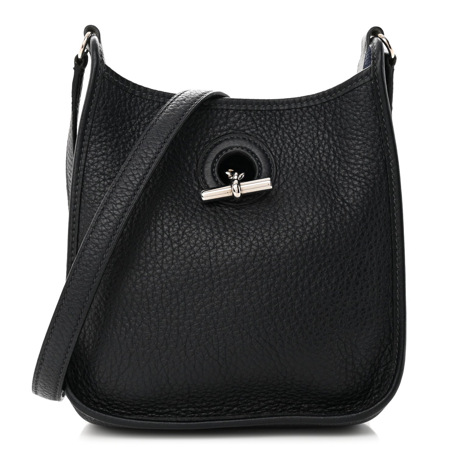 Hermes Taurillon Clemence Vespa TPM Bleu Indigo 1 of 13