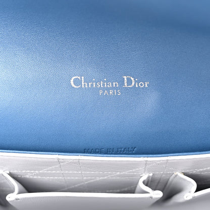 Christian Dior Lambskin Cannage Medium Miss Dior Flap Blue 6 of 11