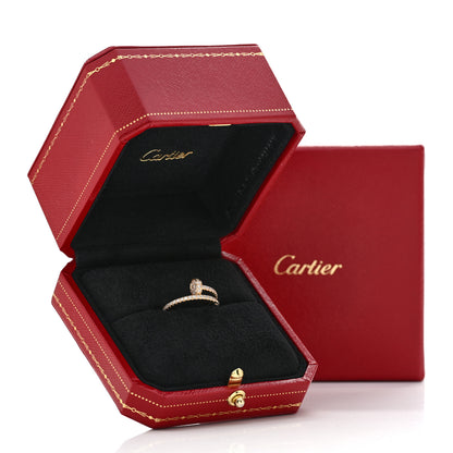 Cartier 18K Yellow Gold Diamond Juste Un Clou Paved Ring 51 5.75 5 of 5
