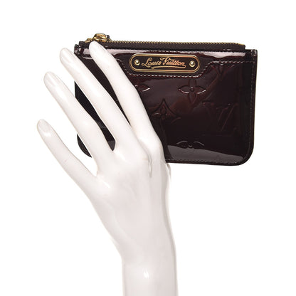 Louis Vuitton Vernis Key Pouch Amarante 2 of 7