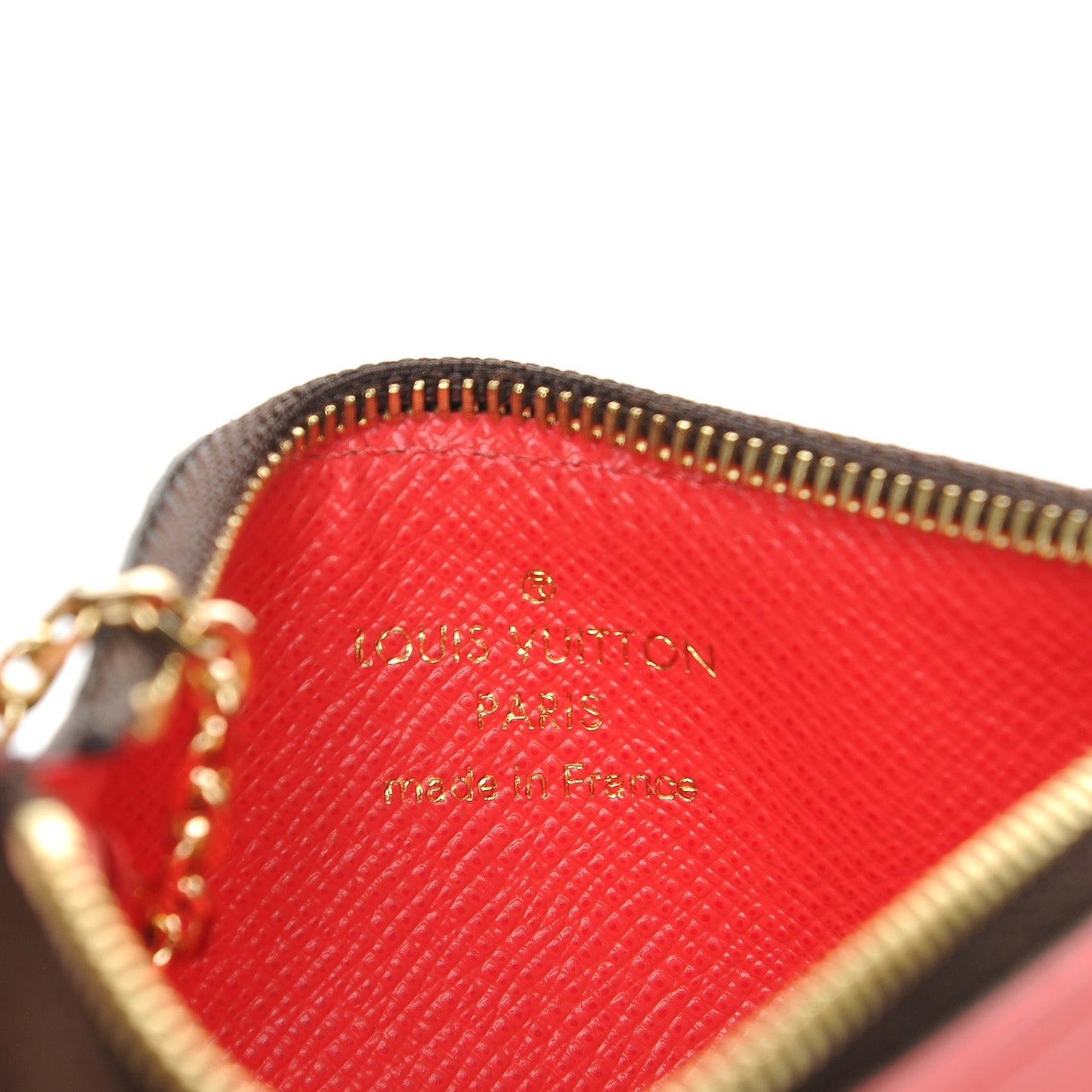 Monogram Totem Key Pouch Flamingo