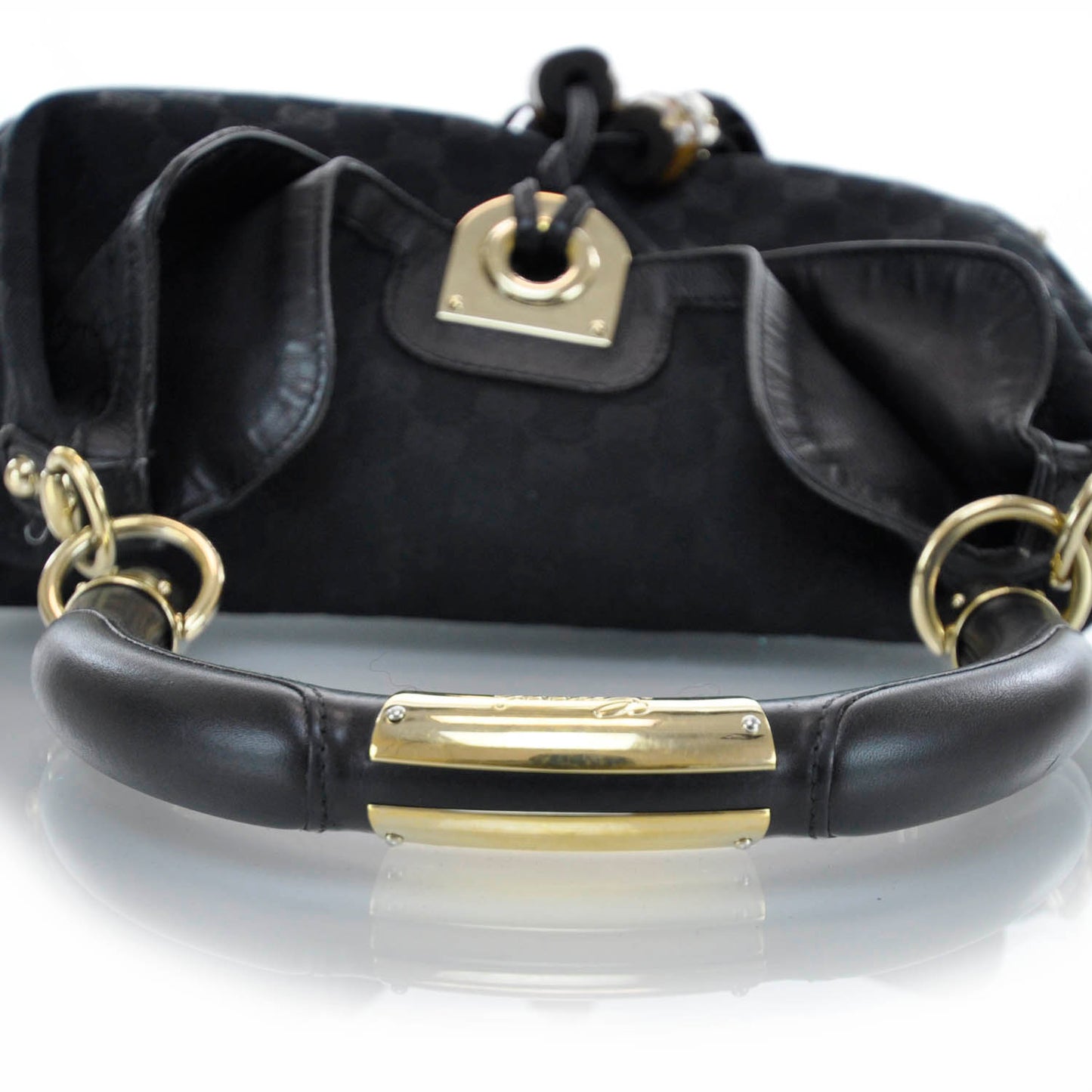 Monogram Medium Indy Hobo Black