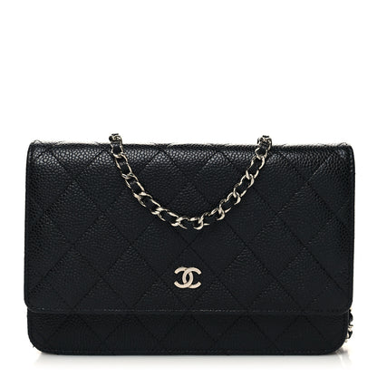 Chanel Caviar Quilted Wallet on Chain WOC Black 1 of 11