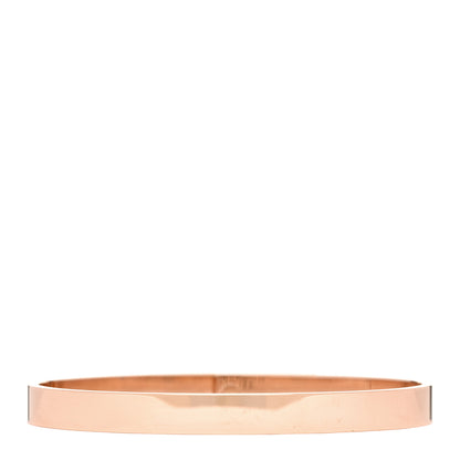 Hermes 18K Rose Gold Diamond PM Kelly Pave Bracelet XS 2 of 4