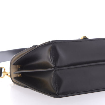 Fendi Vitello Liberty Bi-Color FF 1974 Embossed Kan I Shoulder Bag Black Maya 6 of 12