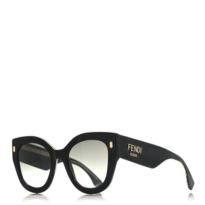 Fendi Acetate Cat Eye Sunglasses FF0435/S Black 1 of 7