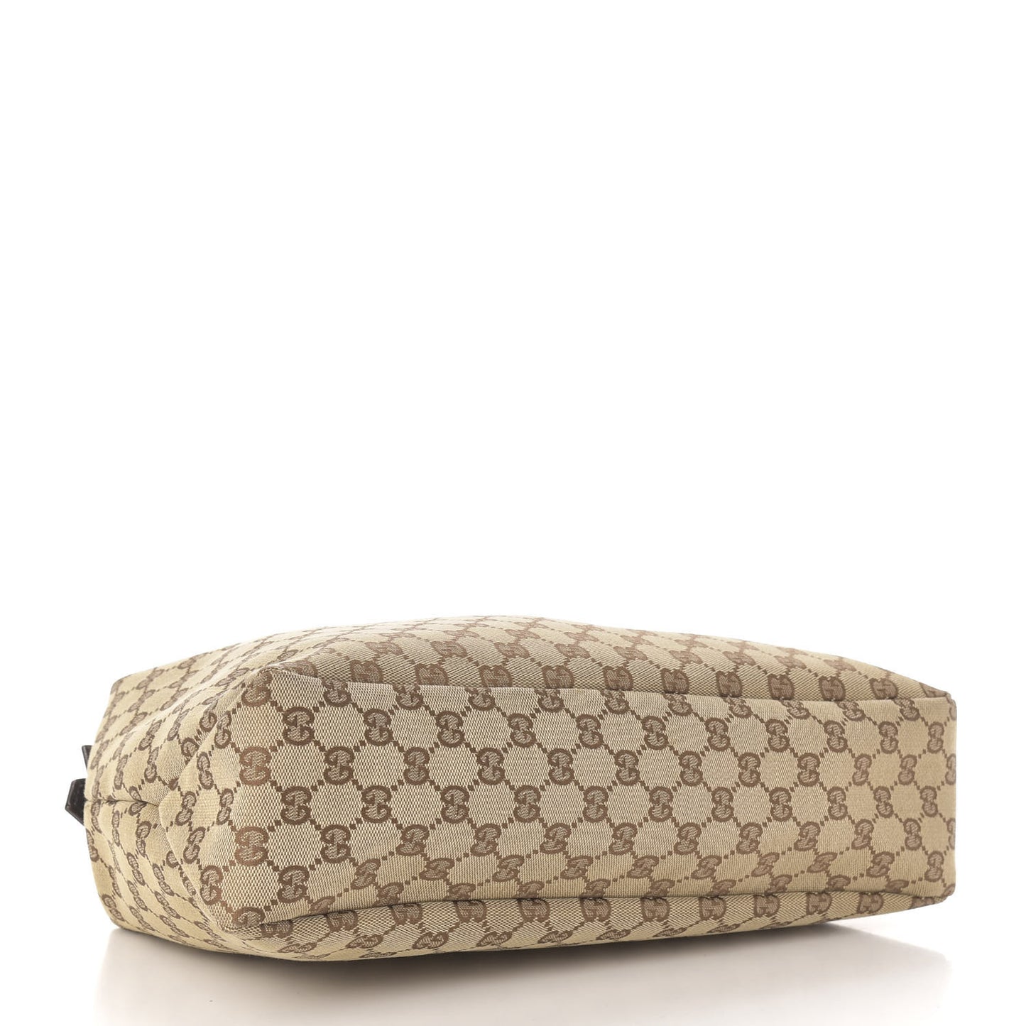 Monogram Medium Horsebit Chain Hobo Dark Brown