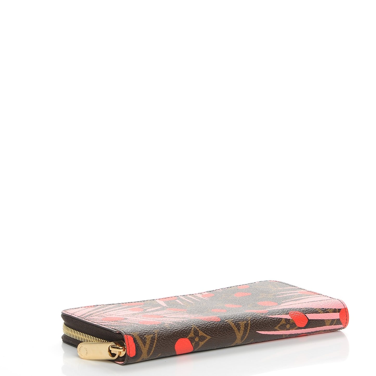 Monogram Jungle Dots Zippy Wallet Sugar Pink Poppy