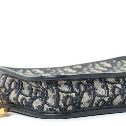 Christian Dior Oblique Diorquake Clutch Blue 6 of 13