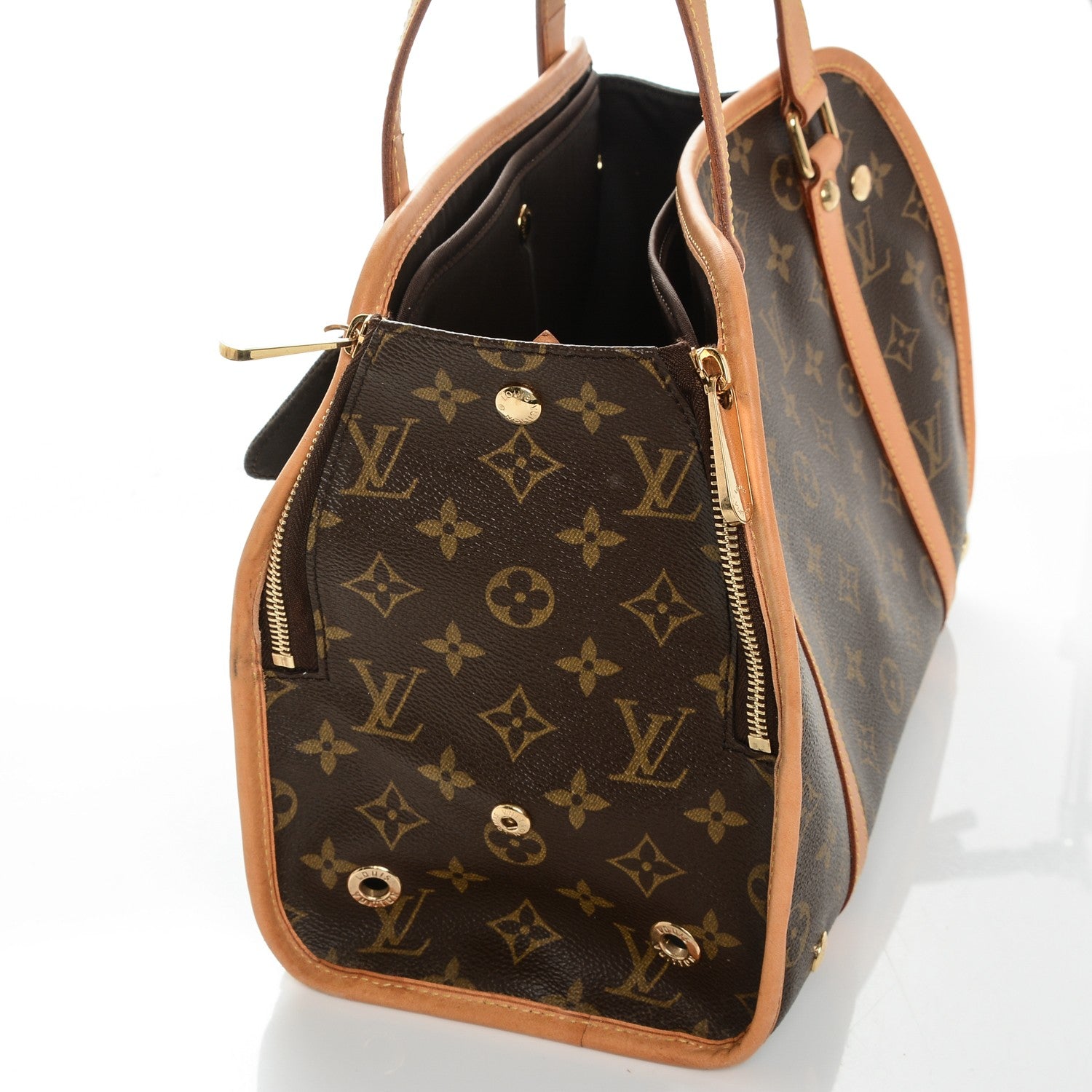 Louis Vuitton Monogram Baxter PM Dog Pet Carrier 5 of 8