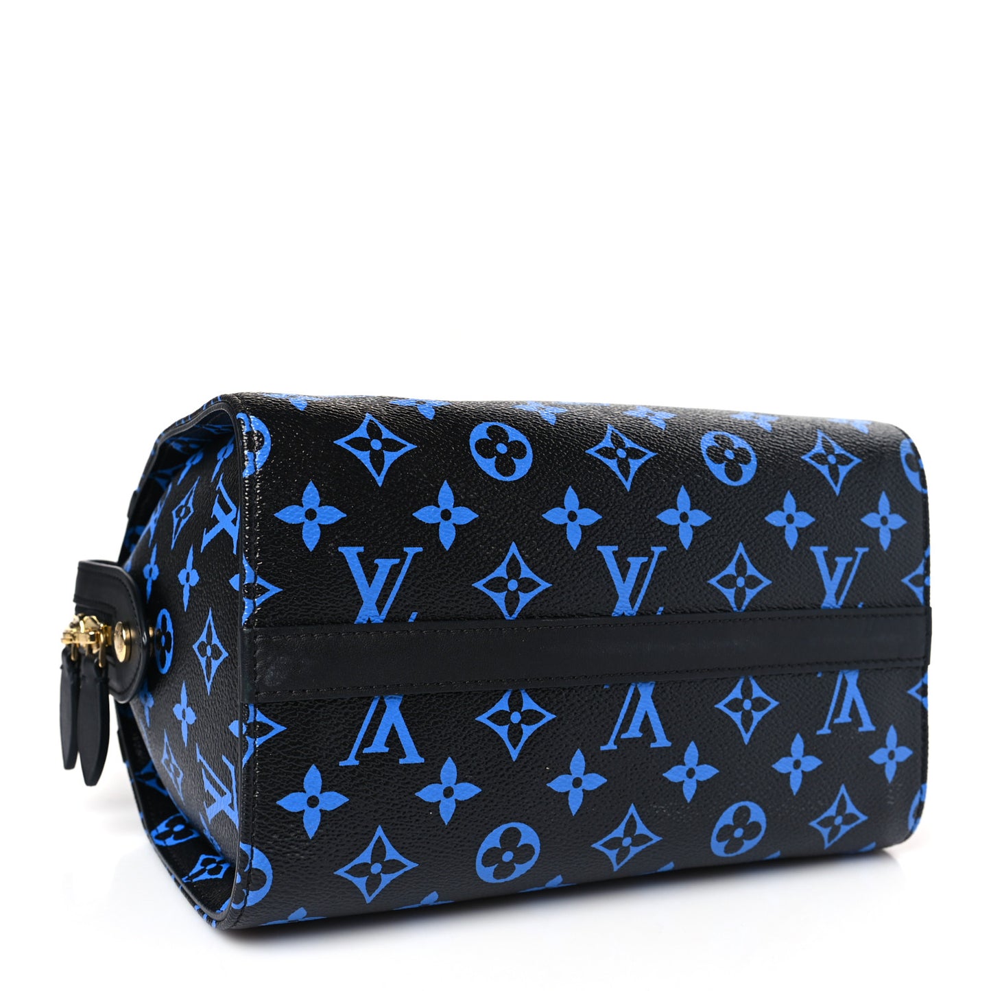 Colored Monogram Speedy Amazon PM Blue Black