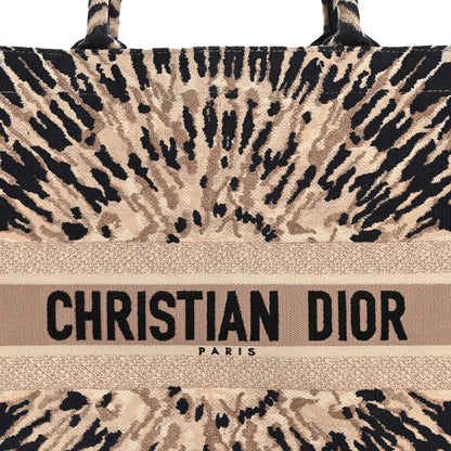 Christian Dior Canvas Embroidered Tie Dye Large Book Tote Multicolor 8 of 13