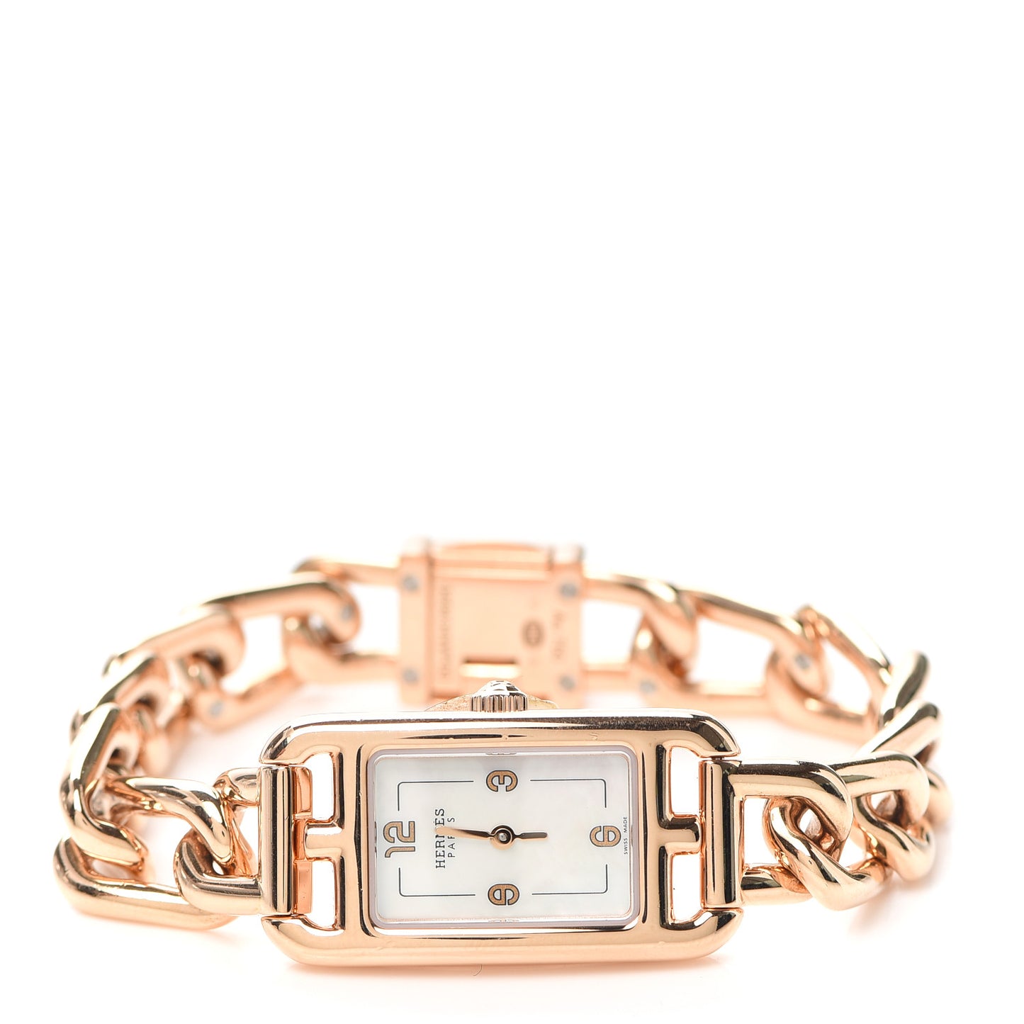 18K Rose Gold Mother of Pearl 17mm Nantucket Quartz Watch