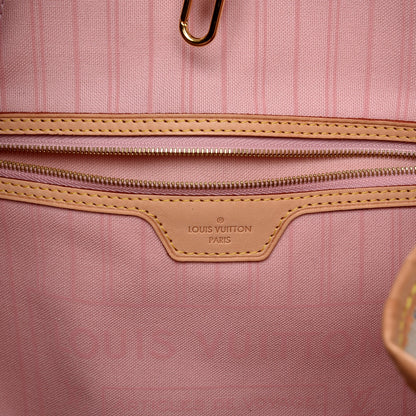 Louis Vuitton Damier Azur Neo Neverfull GM Rose Ballerine 7 of 9