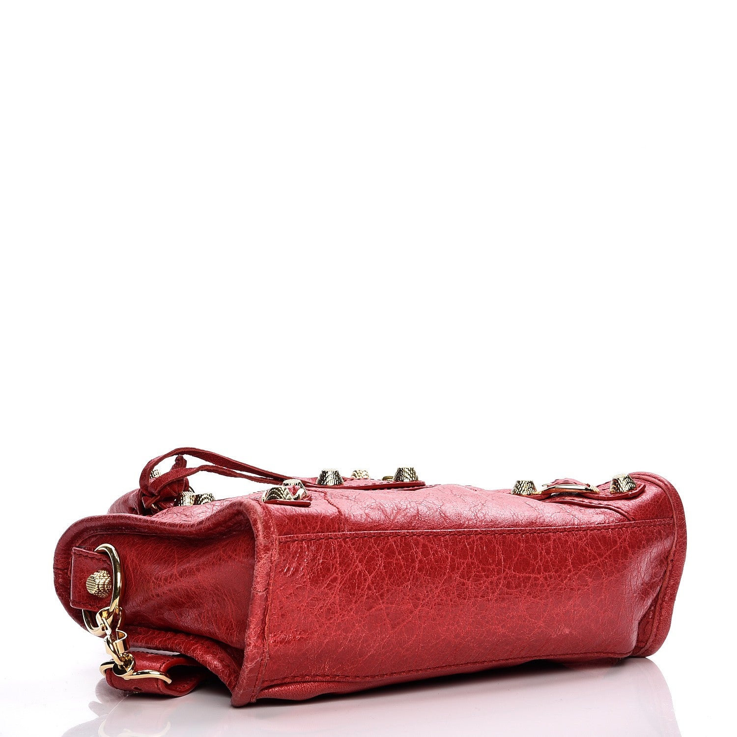 Balenciaga Agneau Giant 12 Gold Hardware Mini City Rouge Cardinal 5 of 12
