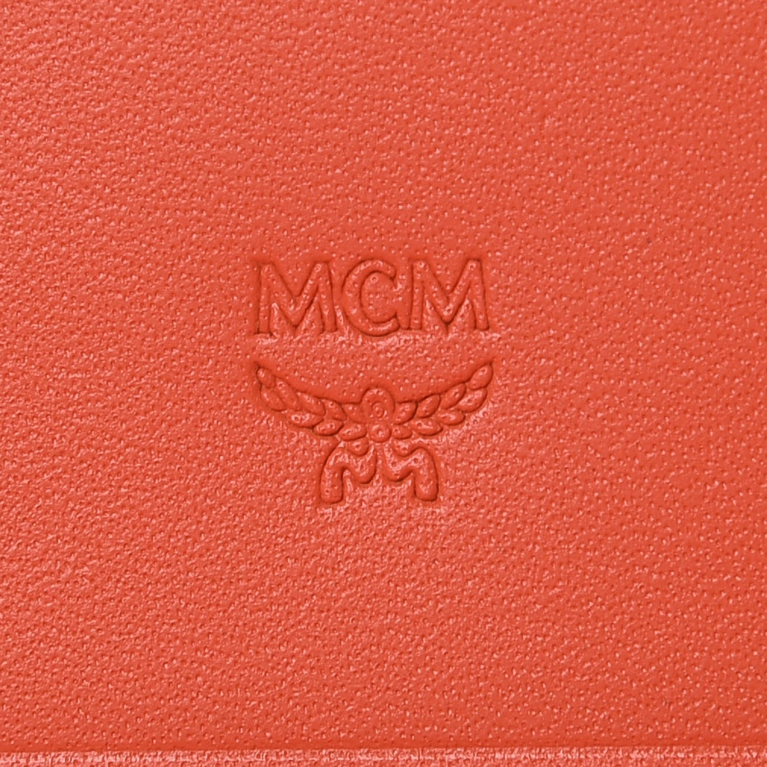 MCM Saffiano Snap Card Wallet Poppy Red 5 of 7