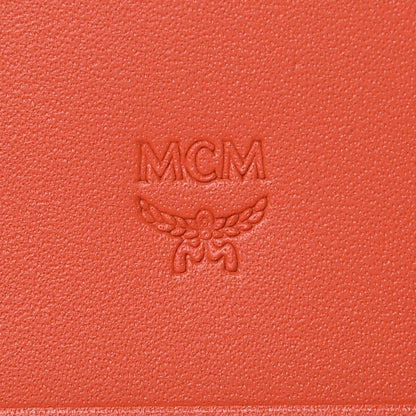 MCM Saffiano Snap Card Wallet Poppy Red 5 of 7