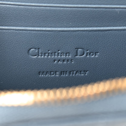 Christian Dior Lambskin Cannage Lady Dior Phone Holder Denim Blue 8 of 8
