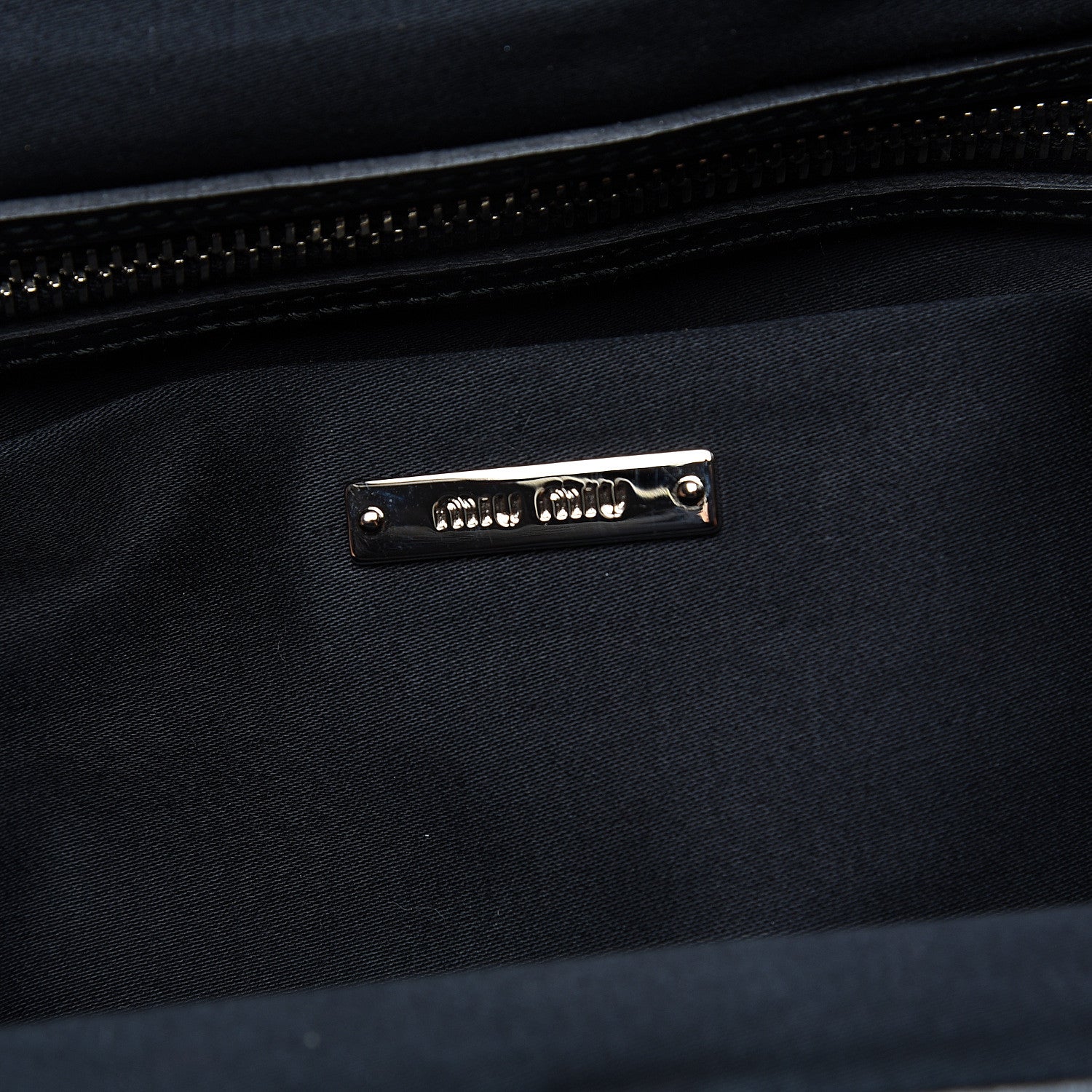 Miu Miu Nappa Matelasse Shoulder Bag Black 5 of 9